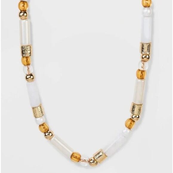 SUGARFIX by BaubleBar Beaded Statement Necklace NWT - Picture 3 of 8